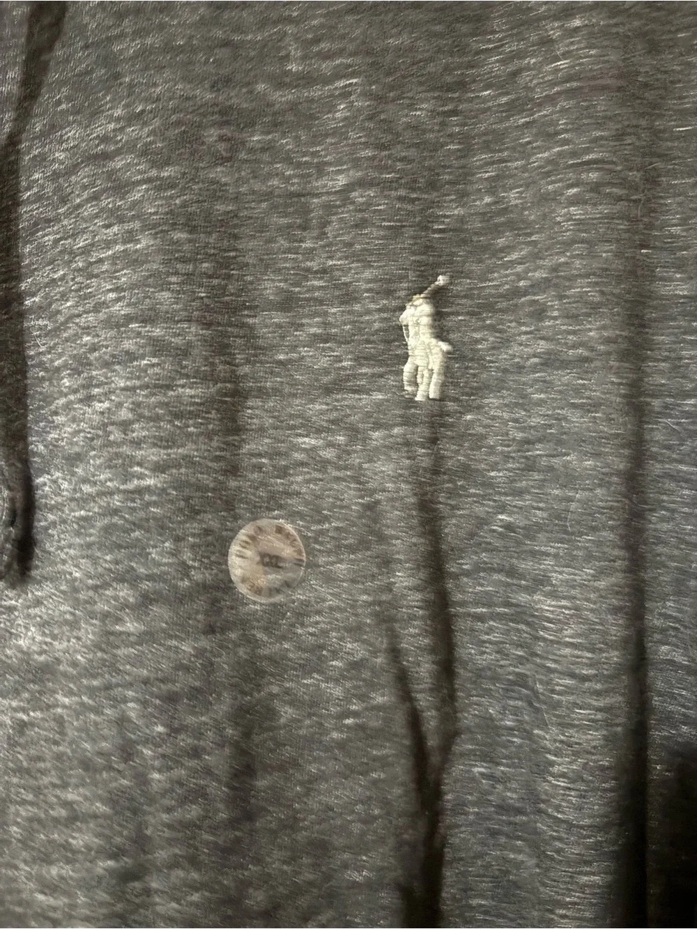 Polo by Ralph Lauren Charcoal Hooded Long-Sleeve Shirt